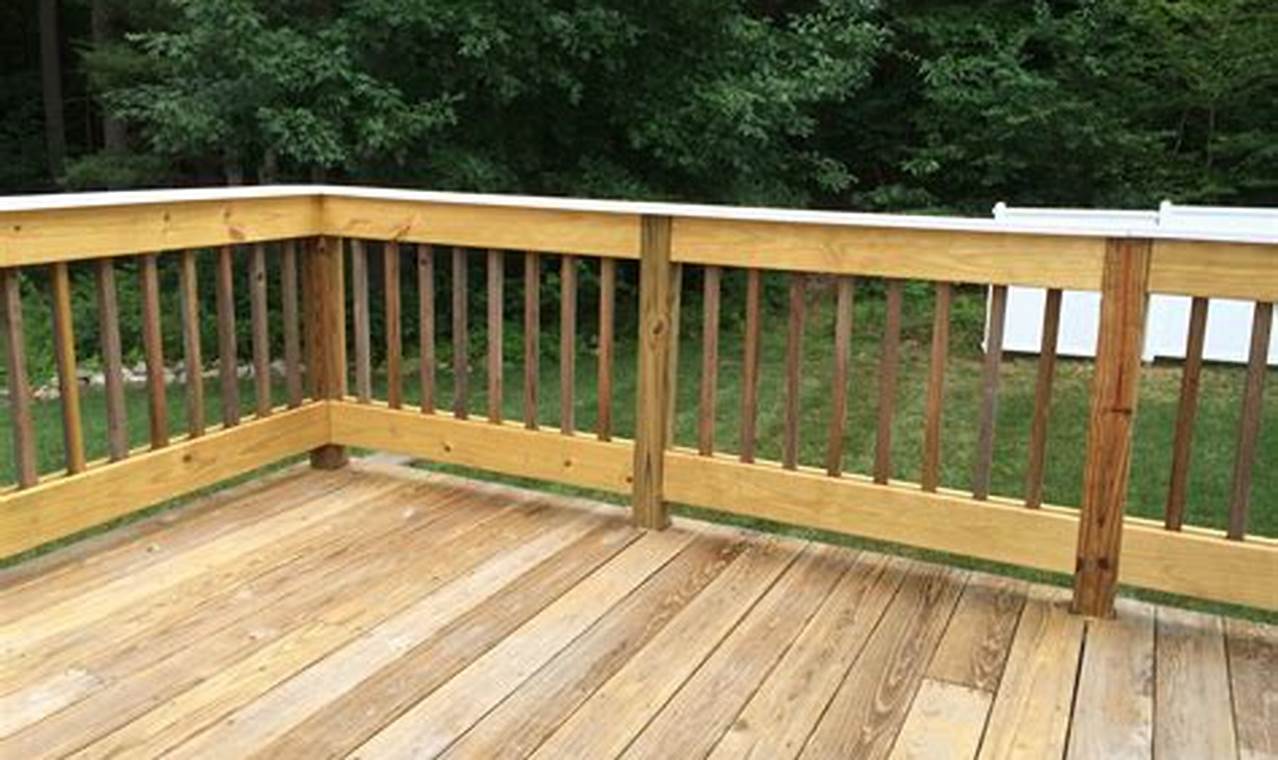 Easy DIY Deck Handrails: Build Your Dream Railing! | The DIY Hub: Creative Crafts, Repairs & Life Hacks