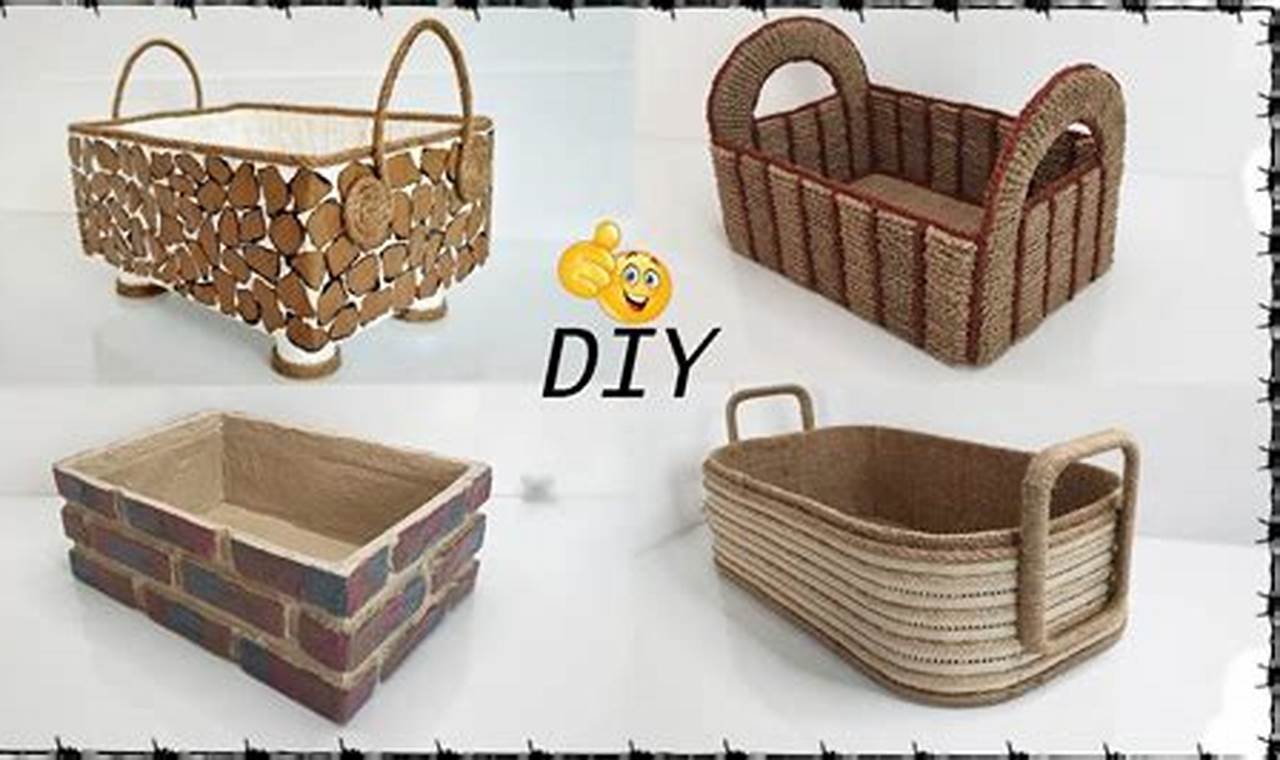 Easy DIY Basket Ideas: Craft Your Own! | The DIY Hub: Creative Crafts, Repairs & Life Hacks