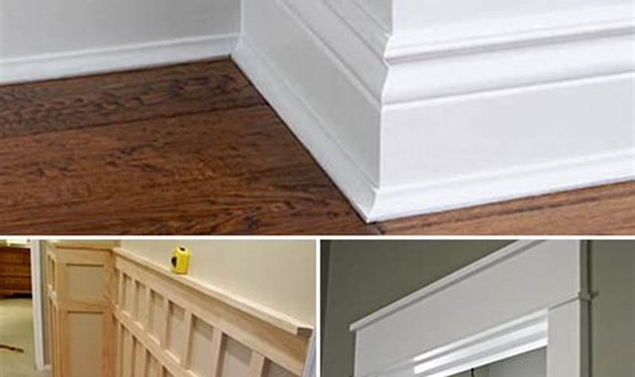 Easy DIY Baseboard Molding Ideas + Tips & Tricks | The DIY Hub: Creative Crafts, Repairs & Life Hacks