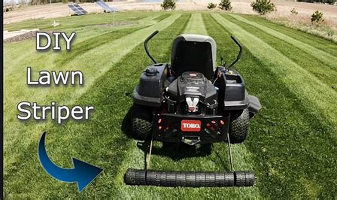 DIY Lawn Striper: Pro Stripes On A Budget | The DIY Hub: Creative Crafts, Repairs & Life Hacks