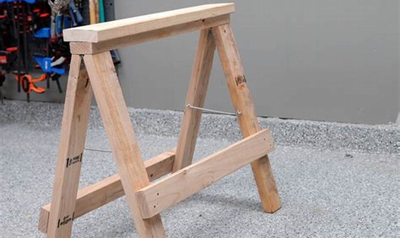 Build Your Own: DIY Sawhorse Plans & Tips | The DIY Hub: Creative Crafts, Repairs & Life Hacks