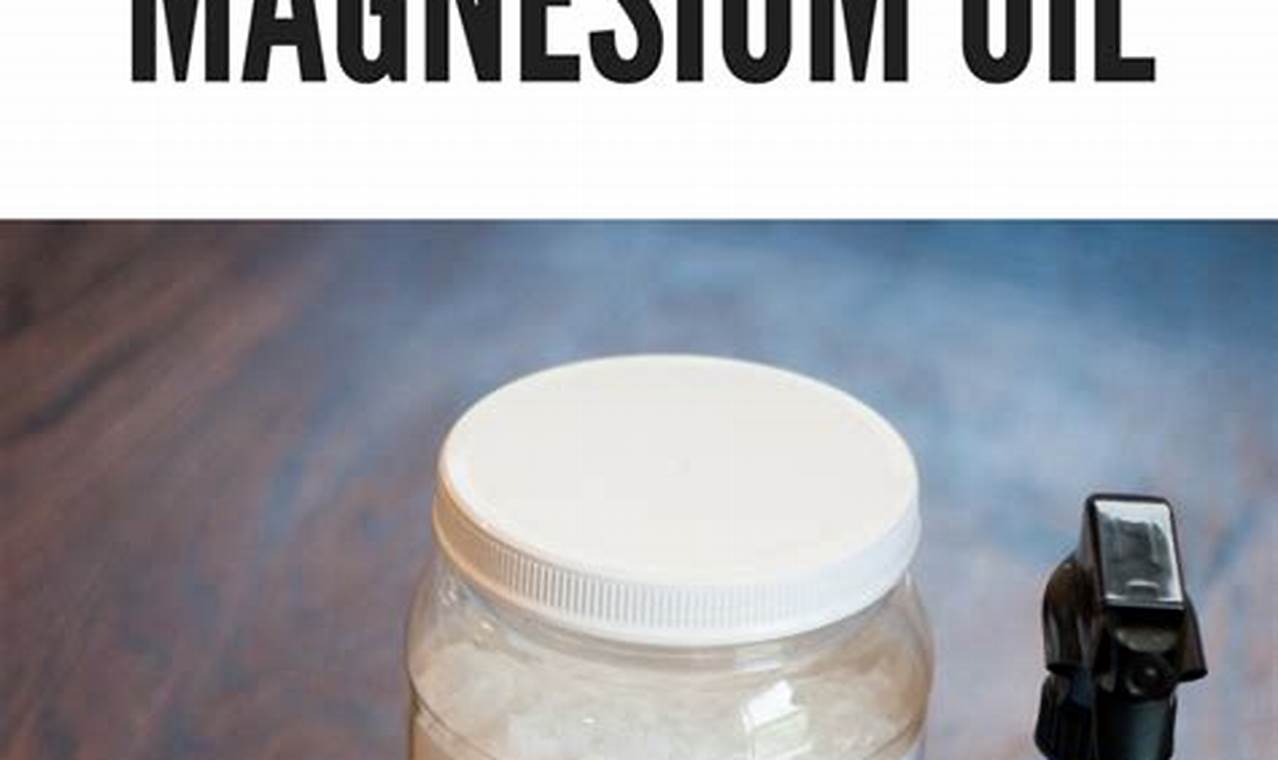 Quick & Easy DIY Magnesium Oil Recipe At Home Today! | The DIY Hub: Creative Crafts, Repairs & Life Hacks