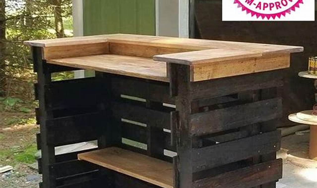 Build a Cool DIY Pallet Bar: Projects & Ideas | The DIY Hub: Creative Crafts, Repairs & Life Hacks