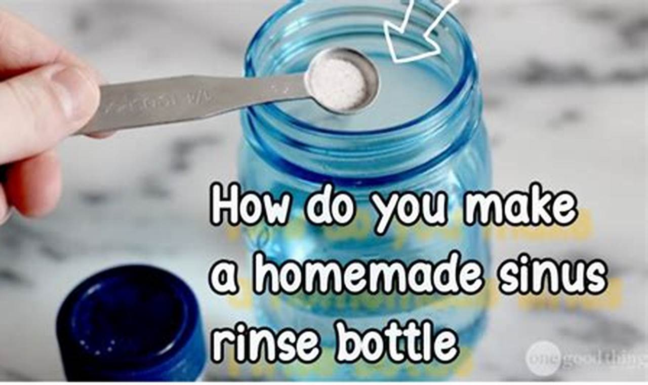 Quick DIY Nasal Wash: Simple Sinus Relief At Home | The DIY Hub: Creative Crafts, Repairs & Life Hacks