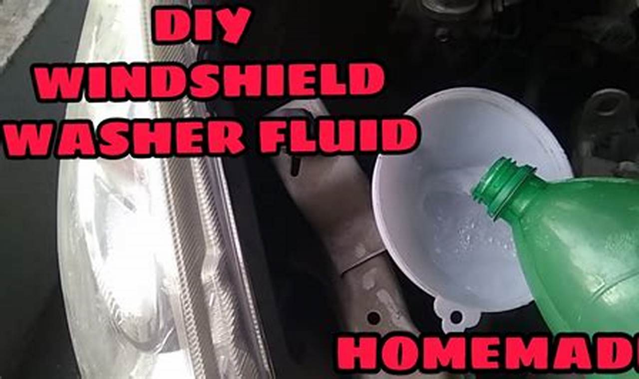 Easy DIY Wiper Fluid Recipes: Save Money Now! | The DIY Hub: Creative Crafts, Repairs & Life Hacks