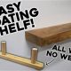 Easy DIY Floating Shelf Brackets: Plans & Tips | The DIY Hub: Creative Crafts, Repairs & Life Hacks