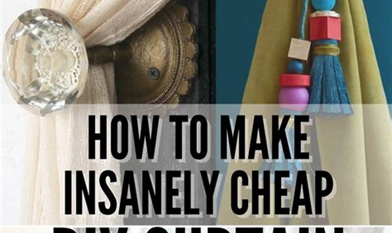 Easy DIY Curtain Tie Backs: Style On A Budget! | The DIY Hub: Creative Crafts, Repairs & Life Hacks