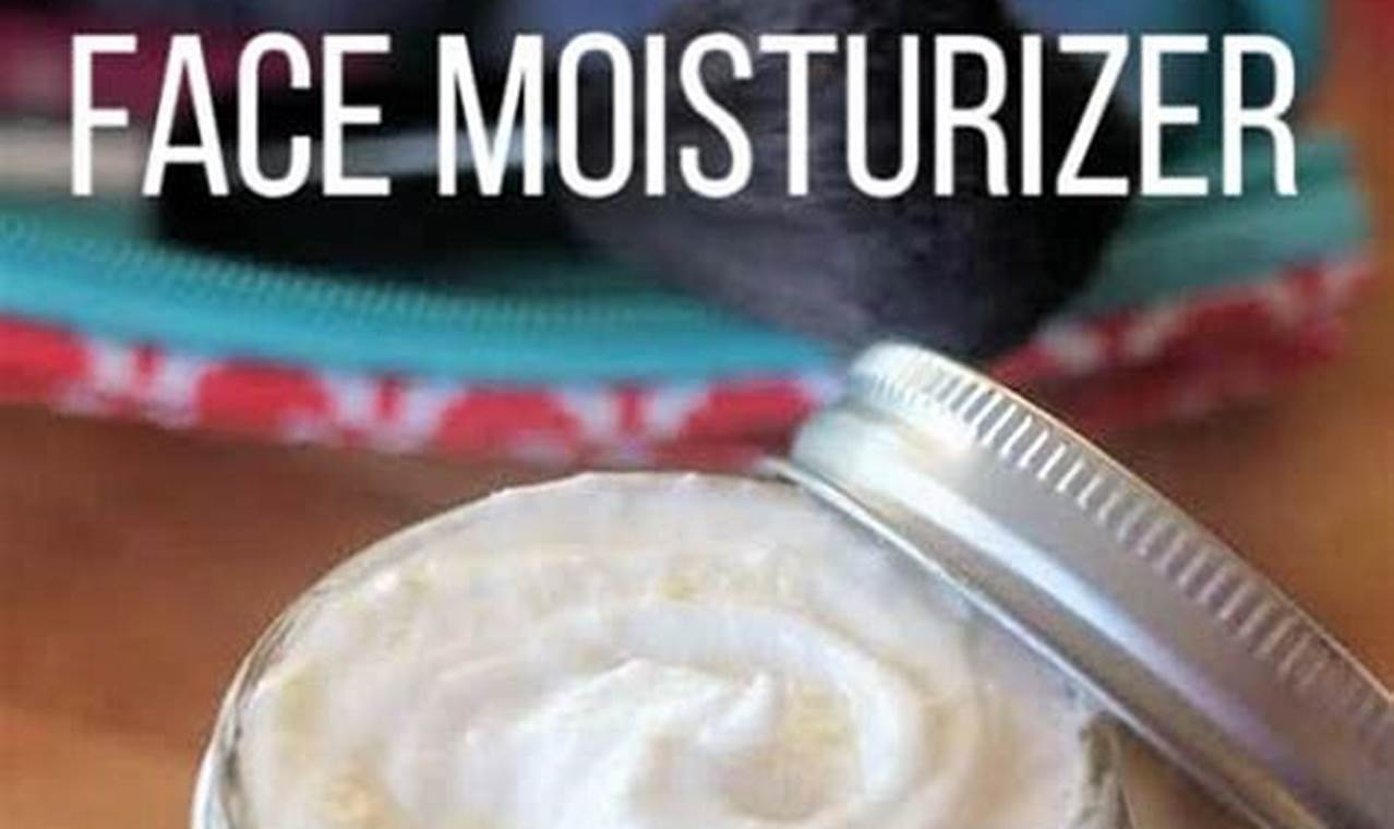 Easy DIY Face Moisturizer Recipes for Glowing Skin | The DIY Hub: Creative Crafts, Repairs & Life Hacks