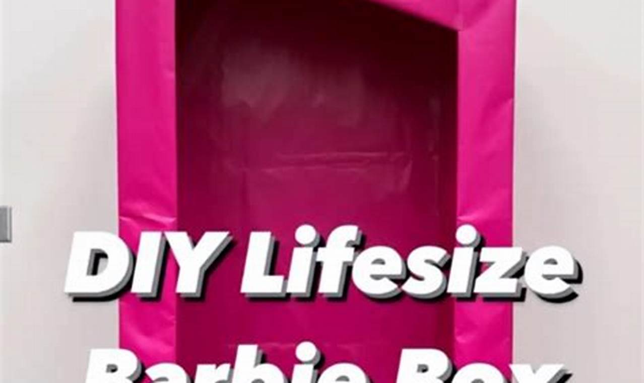 Easy DIY Barbie Box: Create Your Dream Doll Booth! | The DIY Hub: Creative Crafts, Repairs & Life Hacks
