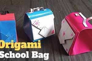 Easy DIY Origami Backpack: Foldable Fun! | The DIY Hub: Creative Crafts, Repairs & Life Hacks