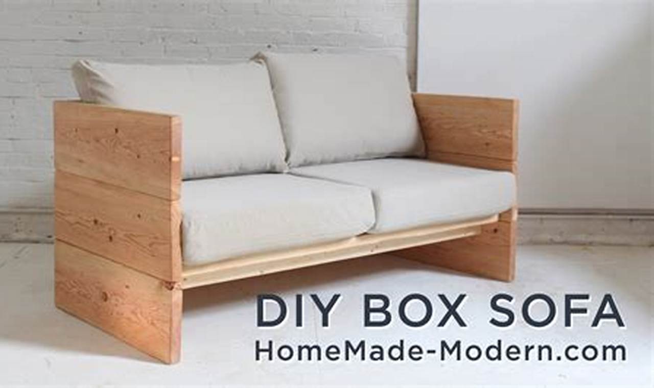 Build Your Dream! DIY Sofa Ideas & Plans | The DIY Hub: Creative Crafts, Repairs & Life Hacks