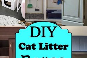 Easy DIY Kitty Litter Enclosure Ideas: Hide the Mess! | The DIY Hub: Creative Crafts, Repairs & Life Hacks