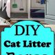 Easy DIY Kitty Litter Enclosure Ideas: Hide the Mess! | The DIY Hub: Creative Crafts, Repairs & Life Hacks