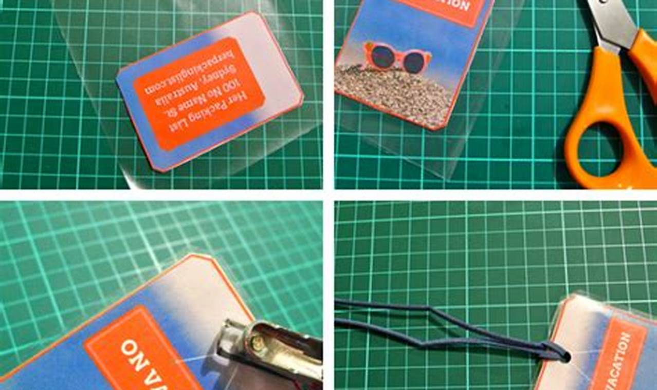 Easy DIY Bag Tags: Craft Unique Luggage Labels | The DIY Hub: Creative Crafts, Repairs & Life Hacks