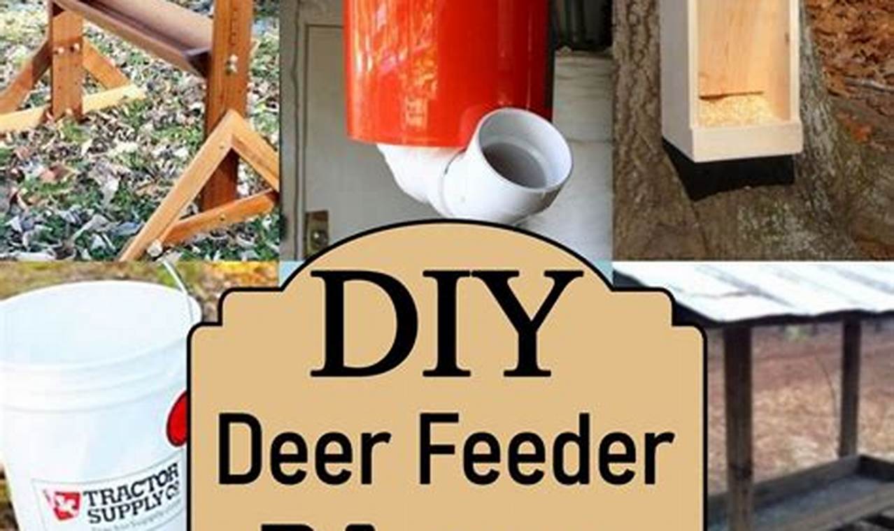 Build Your Own: DIY Deer Feeders That Work! | The DIY Hub: Creative Crafts, Repairs & Life Hacks