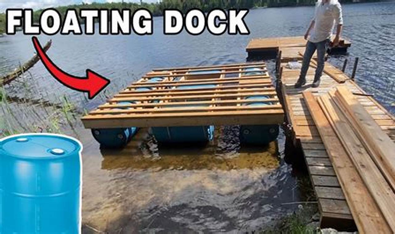 Easy DIY Floating Dock Plans & Ideas for Your Dock! | The DIY Hub: Creative Crafts, Repairs & Life Hacks