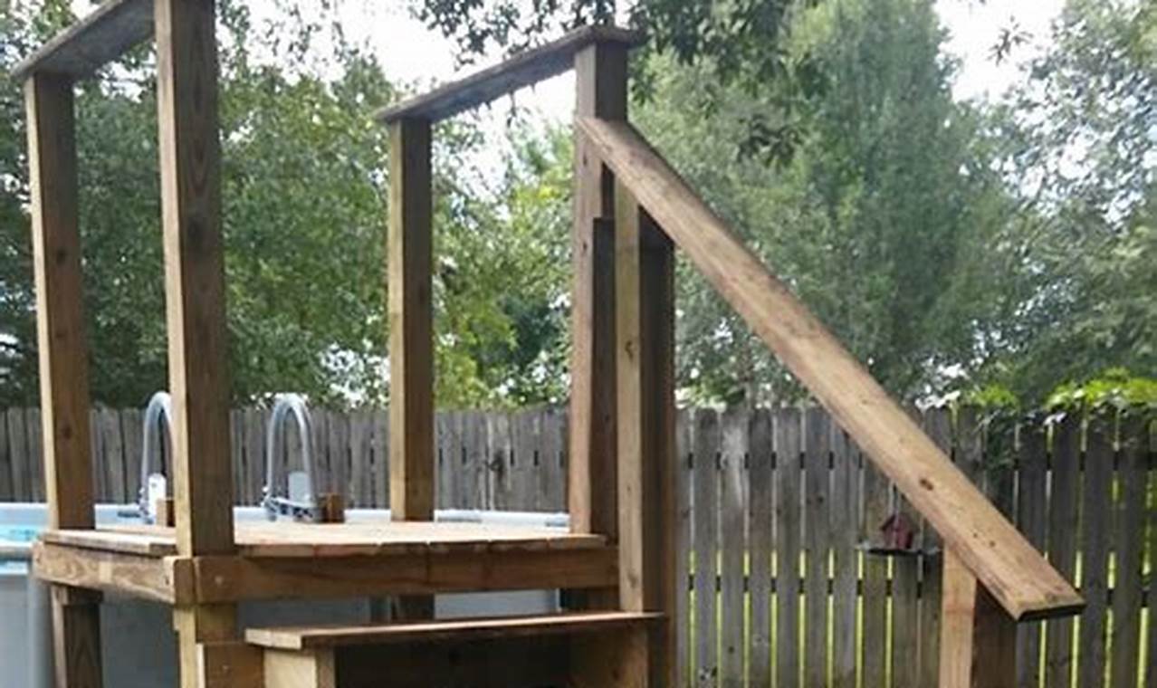 DIY Pool Stairs: Build Your Above Ground Pool Steps Today!