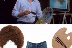 DIY Bob Ross Costume: Paint Your Own Happy Halloween! The DIY Hub: Creative Crafts, Repairs & Life Hacks DIY Bob Ross Costume: Paint Your Own Happy Halloween! | The DIY Hub: Creative Crafts, Repairs & Life Hacks