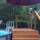 Easy DIY Simple Above Ground Pool Deck: Plans & Ideas! | The DIY Hub: Creative Crafts, Repairs & Life Hacks