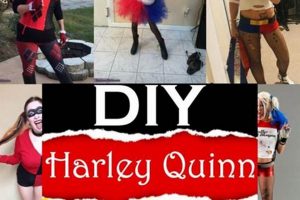Easy Last Minute DIY Harley Quinn Costume Ideas | The DIY Hub: Creative Crafts, Repairs & Life Hacks
