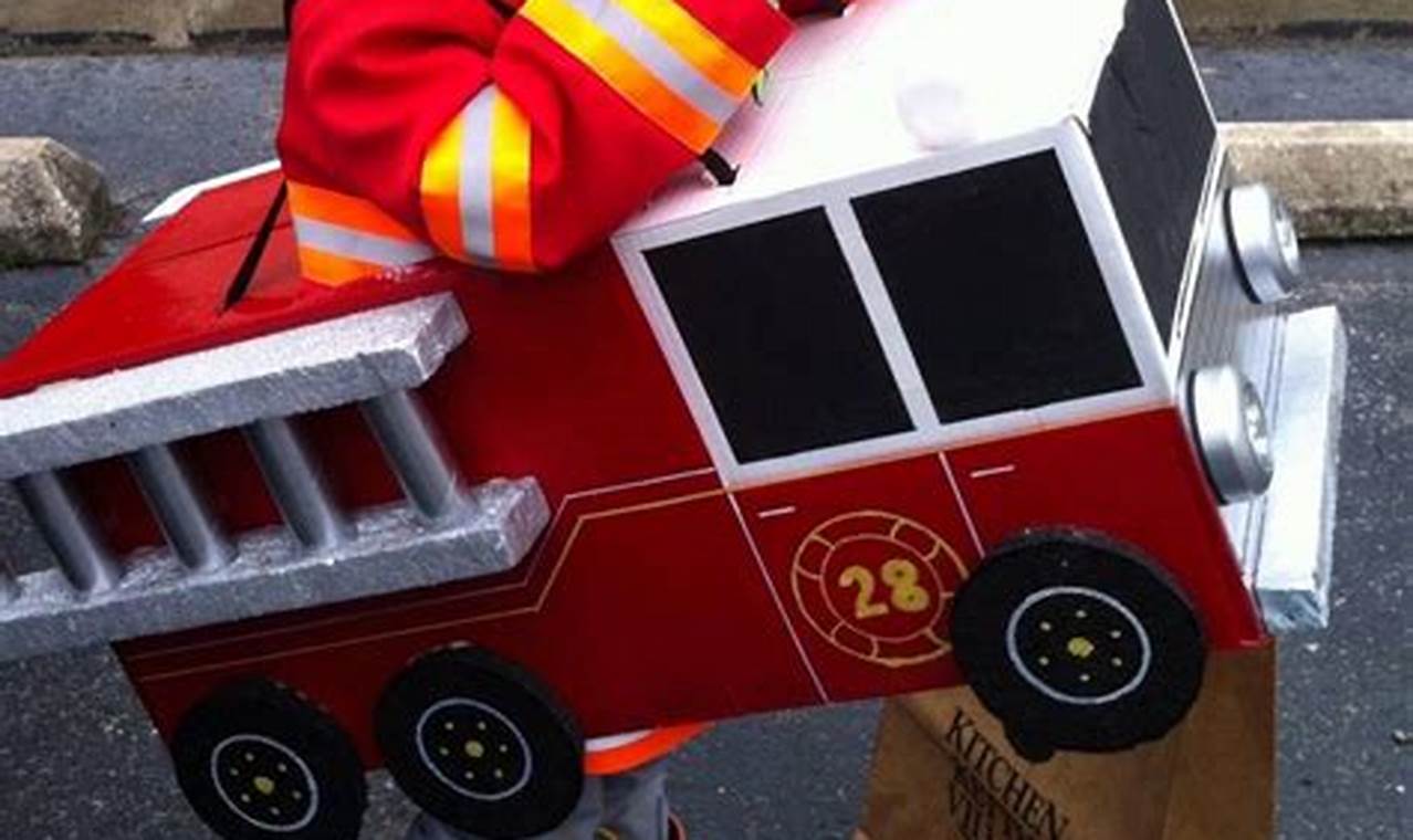 Easy DIY Firetruck Costume Ideas + Fun! | The DIY Hub: Creative Crafts, Repairs & Life Hacks