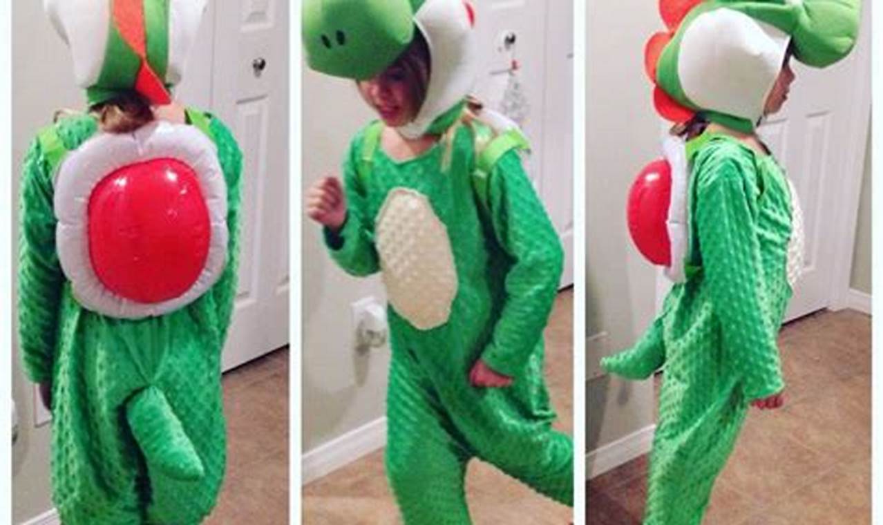 DIY Yoshi Costume: Easy Halloween Fun [Tutorial] | The DIY Hub: Creative Crafts, Repairs & Life Hacks