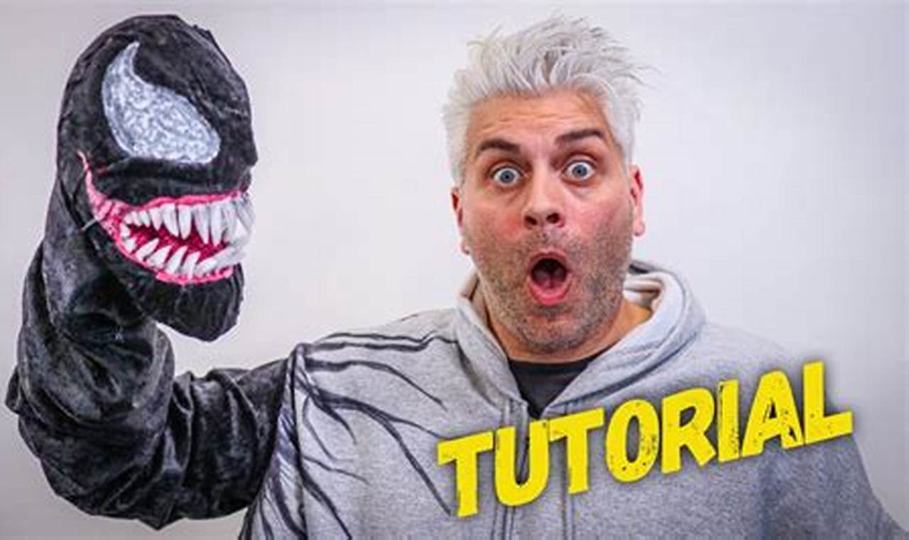 Make a Terrifying DIY Venom Costume: Unleash The Symbiote! | The DIY Hub: Creative Crafts, Repairs & Life Hacks