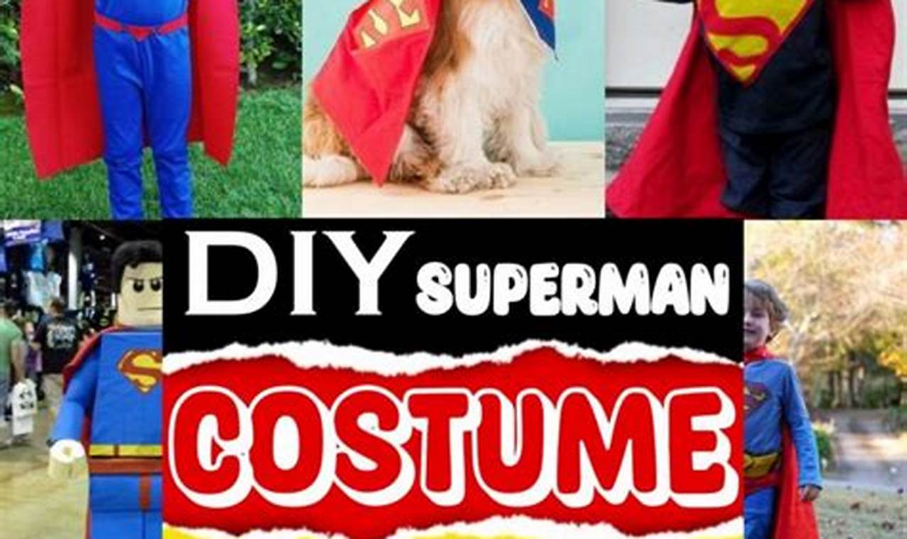 Easy DIY Superman Costume: Be Super, Save Money! | The DIY Hub: Creative Crafts, Repairs & Life Hacks