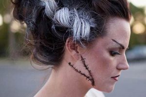 Easy DIY Bride of Frankenstein Costume: Monster Makeup & Hair The DIY Hub: Creative Crafts, Repairs & Life Hacks Easy DIY Bride of Frankenstein Costume: Monster Makeup & Hair | The DIY Hub: Creative Crafts, Repairs & Life Hacks