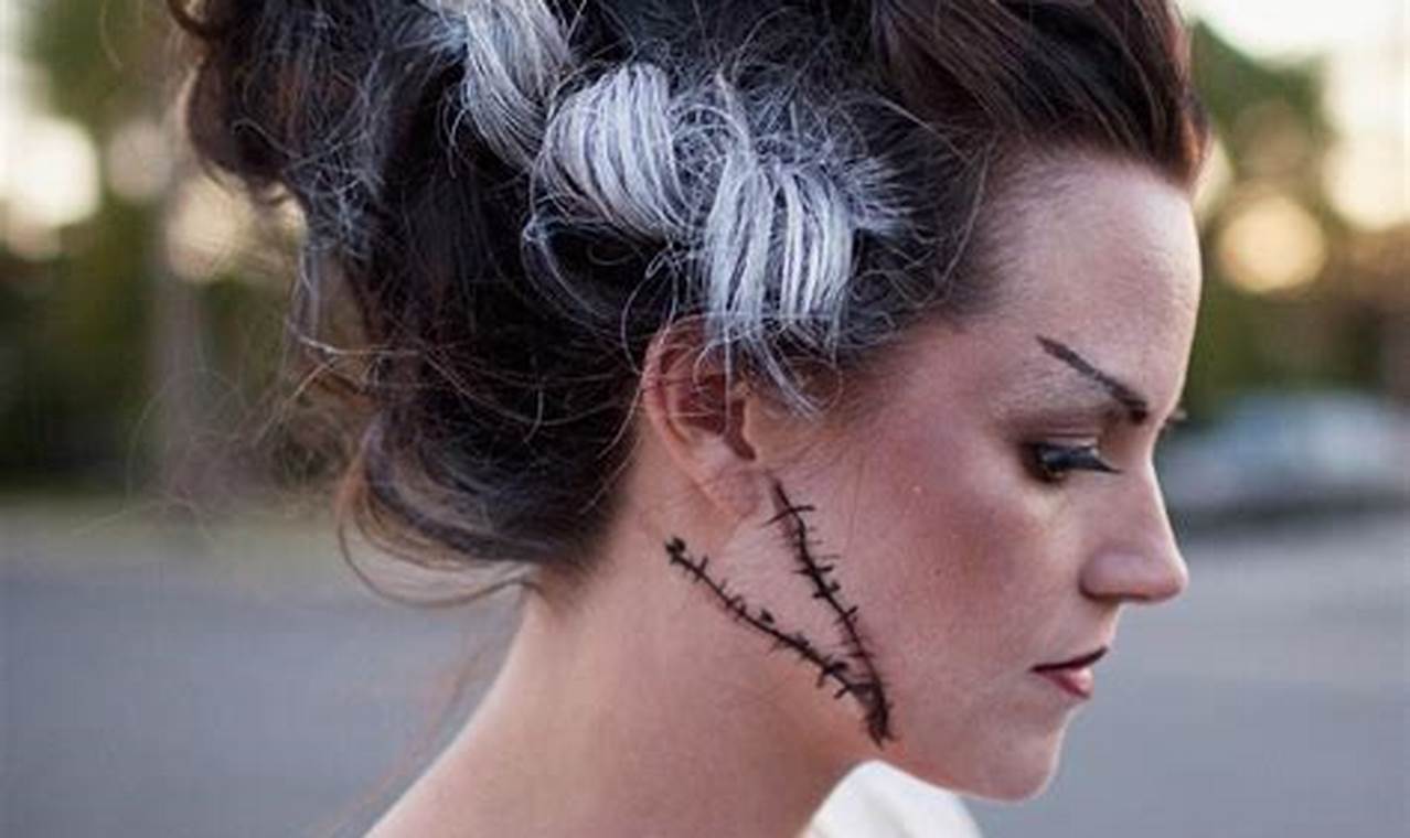 Easy DIY Bride of Frankenstein Costume: Monster Makeup & Hair The DIY Hub: Creative Crafts, Repairs & Life Hacks Easy DIY Bride of Frankenstein Costume: Monster Makeup & Hair | The DIY Hub: Creative Crafts, Repairs & Life Hacks