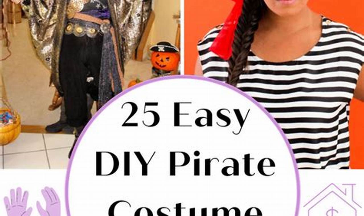 Quick & Easy: Last Minute DIY Pirate Costume Ideas!ARRR! | The DIY Hub: Creative Crafts, Repairs & Life Hacks