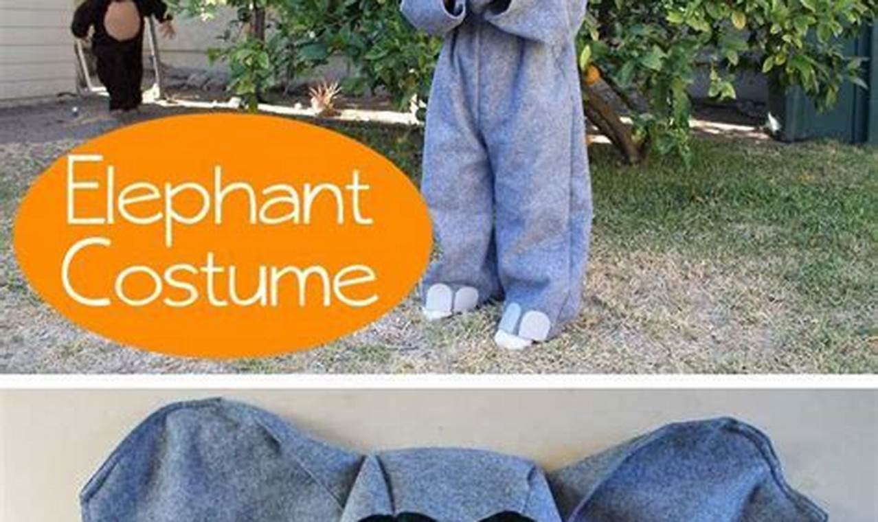 Diy Elephant Costume | The DIY Hub: Creative Crafts, Repairs & Life Hacks