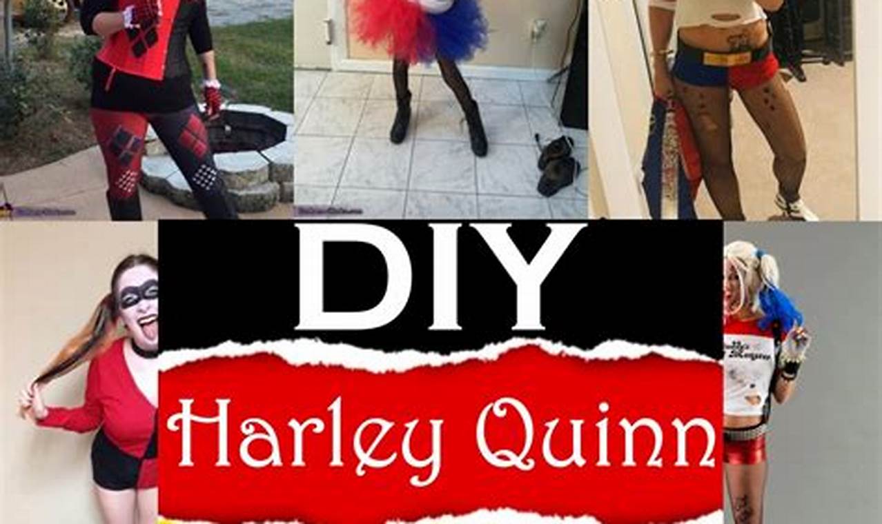 Easy Harley Quinn DIY Costume: Ideas & Tutorials | The DIY Hub: Creative Crafts, Repairs & Life Hacks