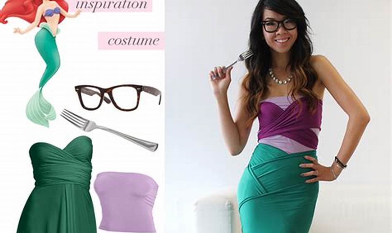 Easy DIY Little Mermaid Costume Ideas + Tips | The DIY Hub: Creative Crafts, Repairs & Life Hacks