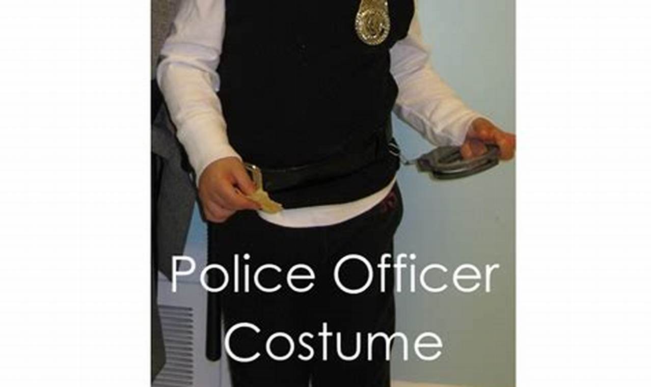 Easy Police Officer DIY Costume Ideas: Fun & Budget Friendly | The DIY Hub: Creative Crafts, Repairs & Life Hacks