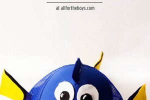 Easy DIY Dory Costume: Mesh Tubing Hat Fun! | The DIY Hub: Creative Crafts, Repairs & Life Hacks