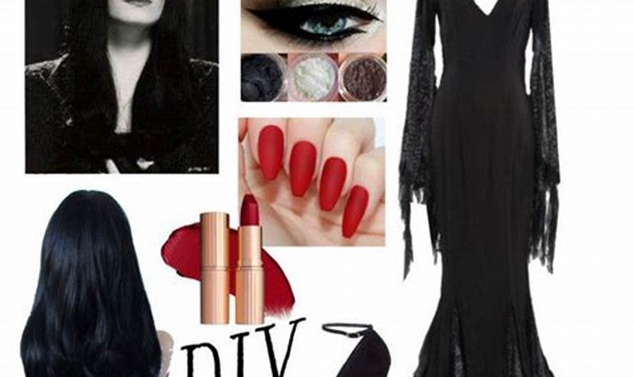 DIY Chic: Morticia Addams Costume Ideas & How-To | The DIY Hub: Creative Crafts, Repairs & Life Hacks