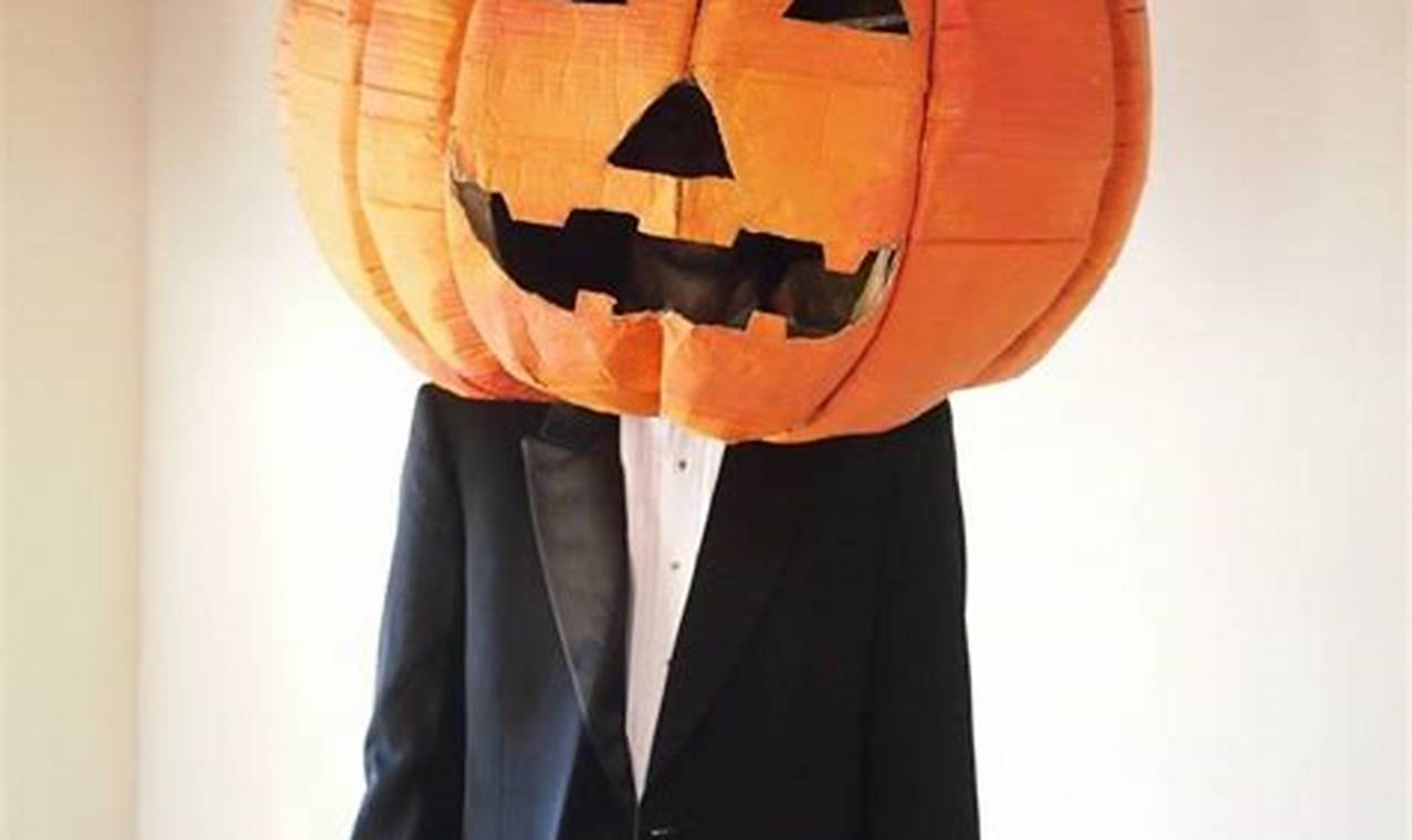 Spooky DIY Pumpkin Head Costume Ideas: Easy &amp; Fun! | The DIY Hub: Creative Crafts, Repairs & Life Hacks