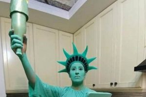 Easy Statue of Liberty Costume DIY: Homemade Hero! | The DIY Hub: Creative Crafts, Repairs & Life Hacks