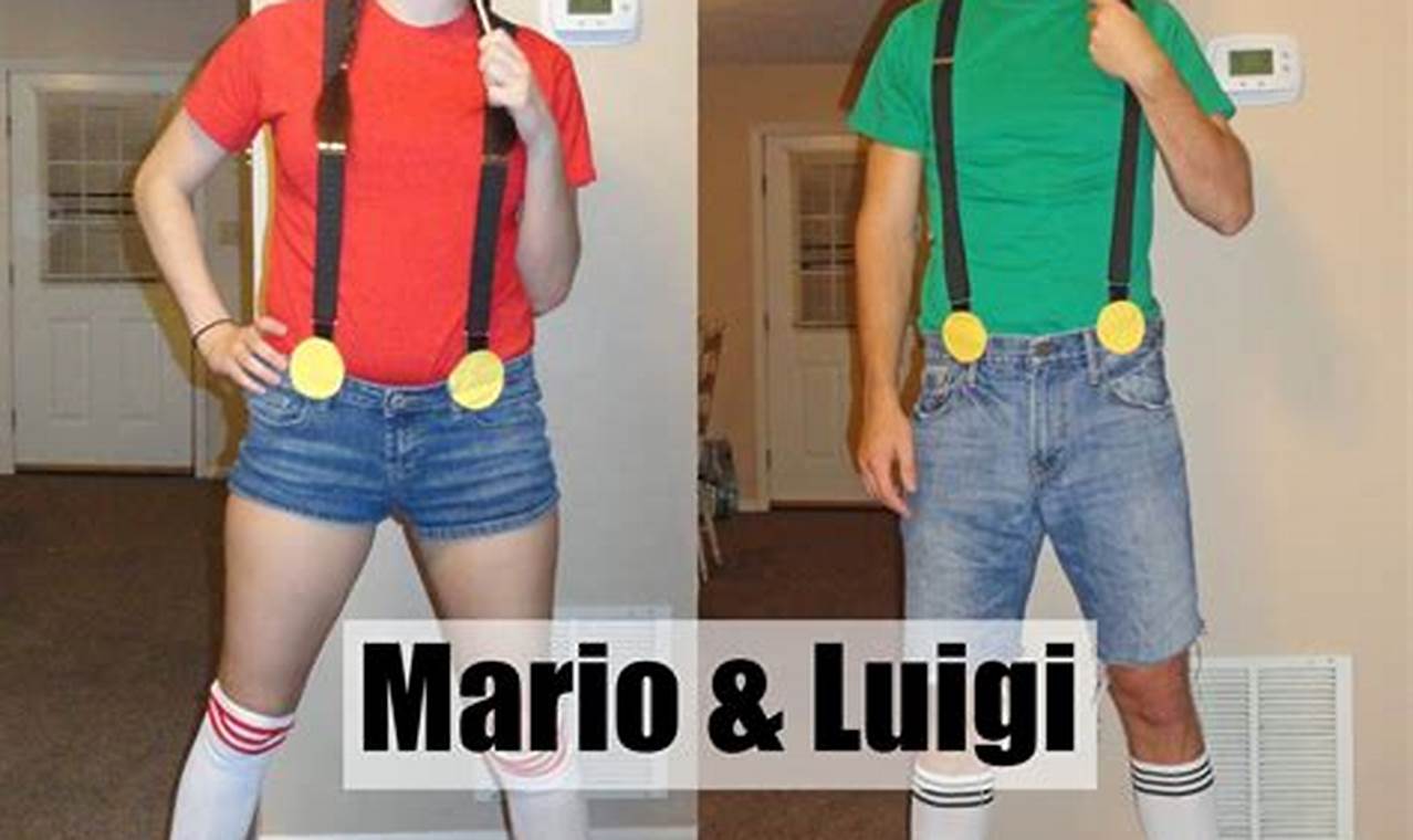 Easy Mario & Luigi DIY Costumes: Fun, Affordable! The DIY Hub: Creative Crafts, Repairs & Life Hacks Easy Mario & Luigi DIY Costumes: Fun, Affordable! | The DIY Hub: Creative Crafts, Repairs & Life Hacks