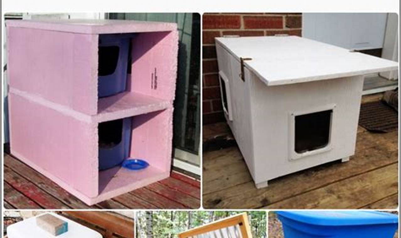 Build a Cozy: Weatherproof DIY Outdoor Cat House Project!