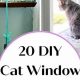 Purrfect Cat Window Perch DIY Plans: Build Your Own! | The DIY Hub: Creative Crafts, Repairs & Life Hacks